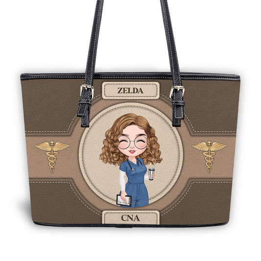 personalized custom nurse tote bag