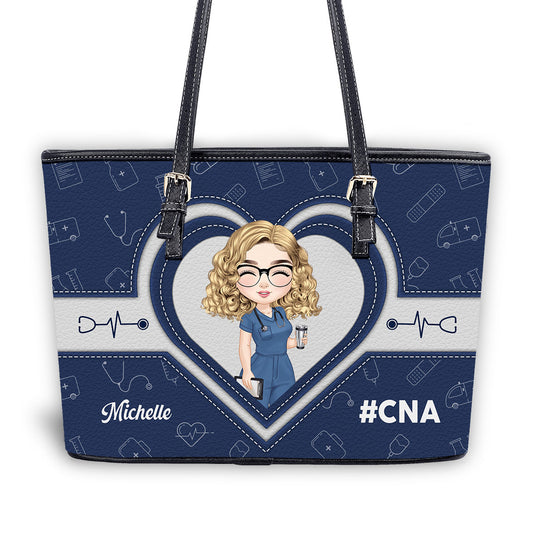 personalized custom nurse tote bag