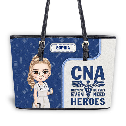 personalized custom nurse tote bag