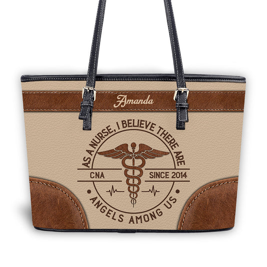 personalized custom nurse tote bag