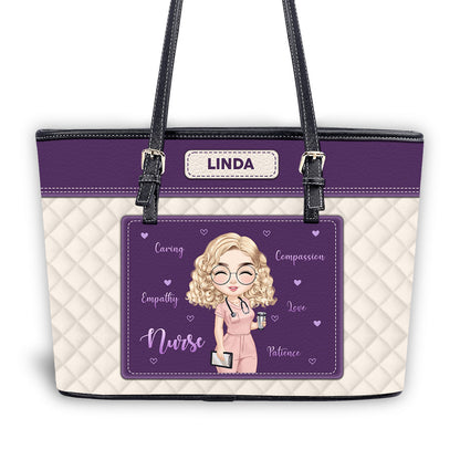 personalized custom nurse tote bag