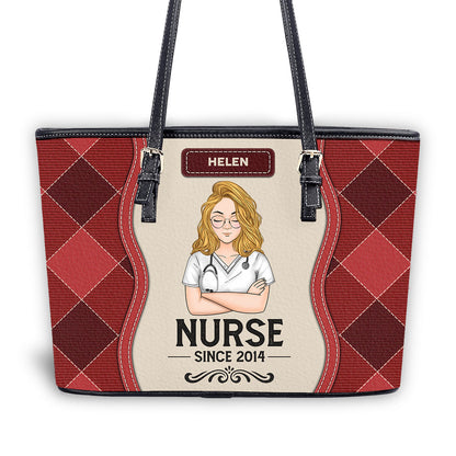 personalized custom nurse tote bag