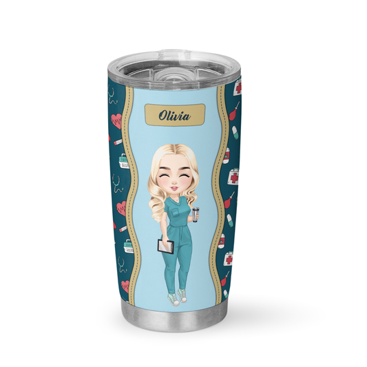 Elegant Nurse - Personalized Custom Tumbler