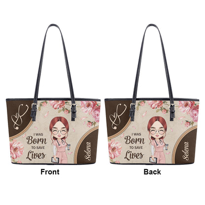 personalized custom nurse tote bag