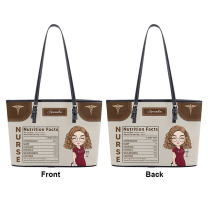 personalized custom nurse tote bag