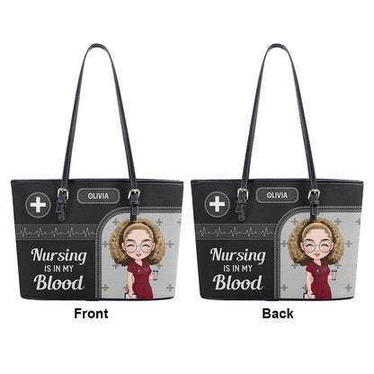 personalized custom nurse tote bag