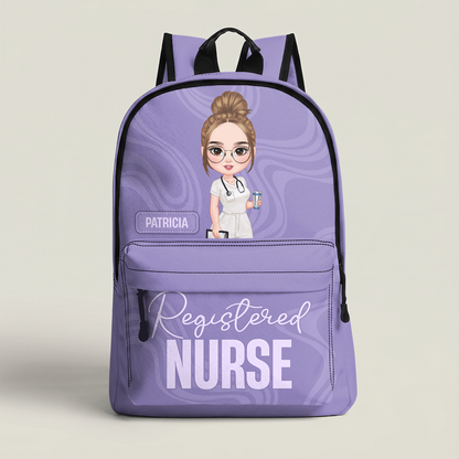 Basic Nurse - Personalized Backpack