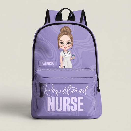 Basic Nurse - Personalized Backpack