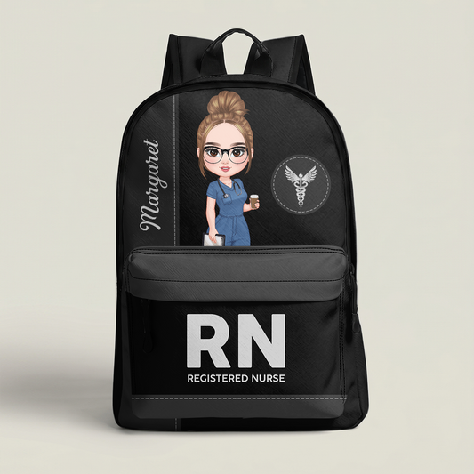 Elegant Nurse Life - Personalized Backpack