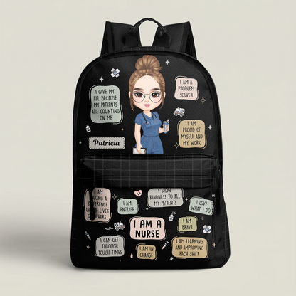 Nurse Affirmations - Personalized Backpack