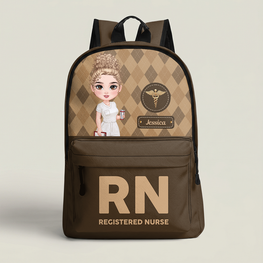 Nurse Happy Life - Personalized Backpack