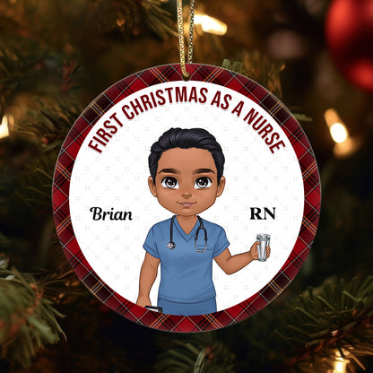 Shiny Nurse - Personalized Nurse Acrylic Ornament