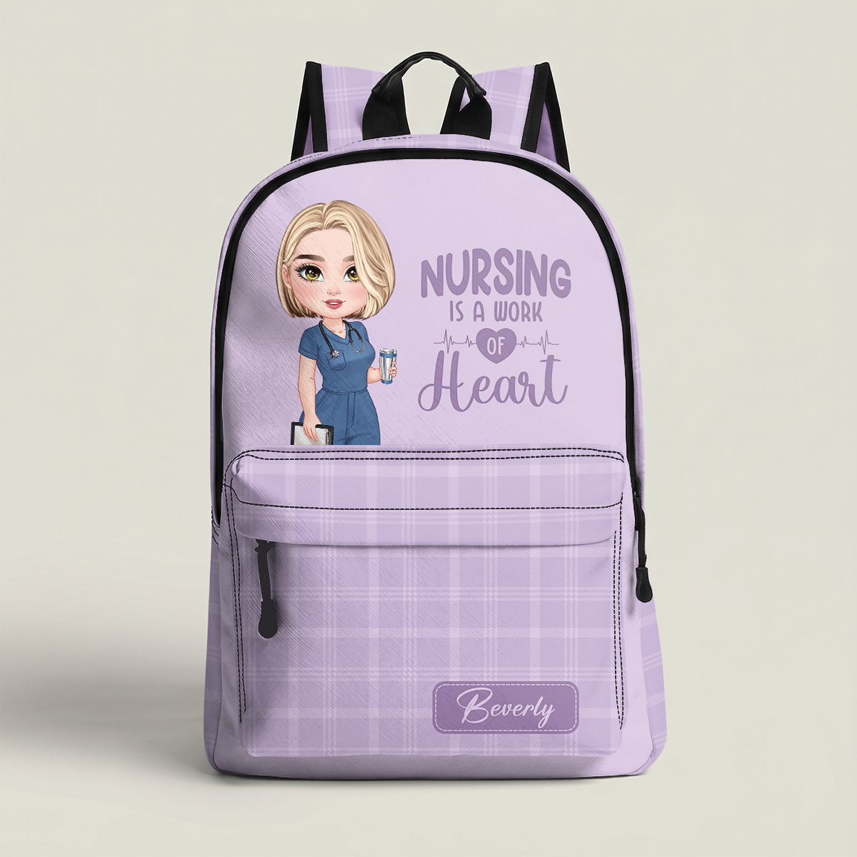 Work Of Heart - Personalized Backpack