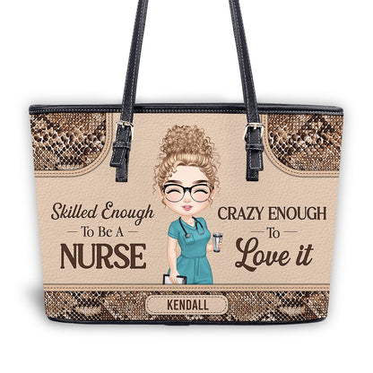 personalized custom nurse tote bag