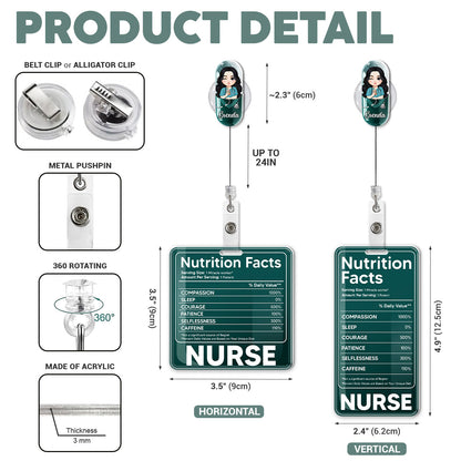 Nurse Pills - Personalized Nurse Badge Reel & Buddy Set