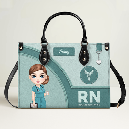 Gentle Style Nurse - Personalized Custom Leather Handbag