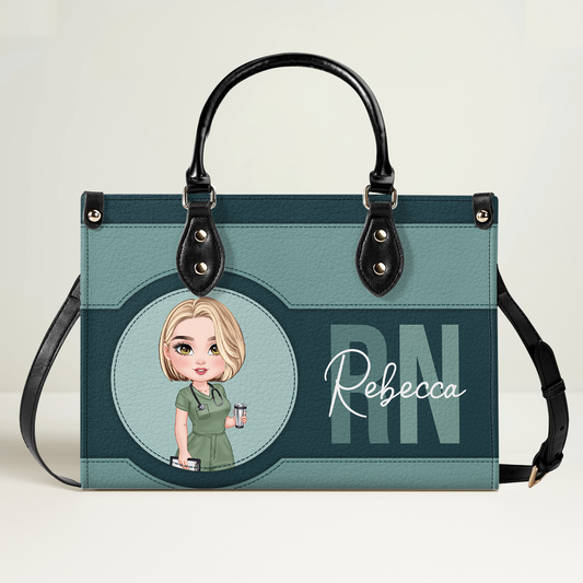 Nursing Professional - Personalized Custom Leather Handbag