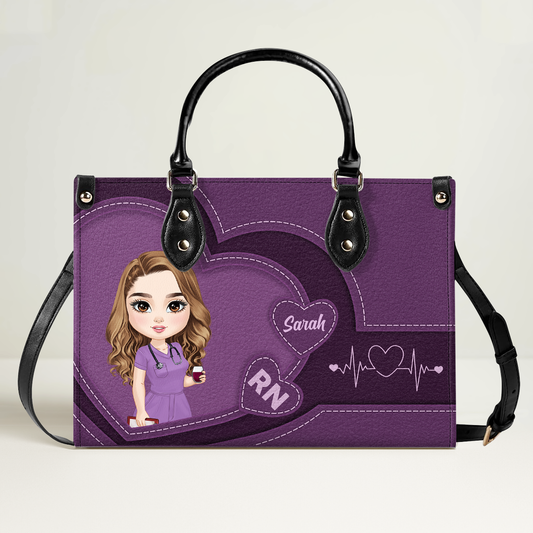Sweet Nurse - Personalized Custom Leather Handbag