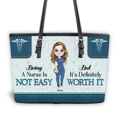 personalized custom nurse tote bag