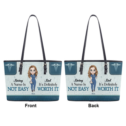 personalized custom nurse tote bag