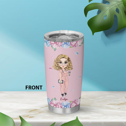 Supportive Nurse - Personalized Custom Tumbler