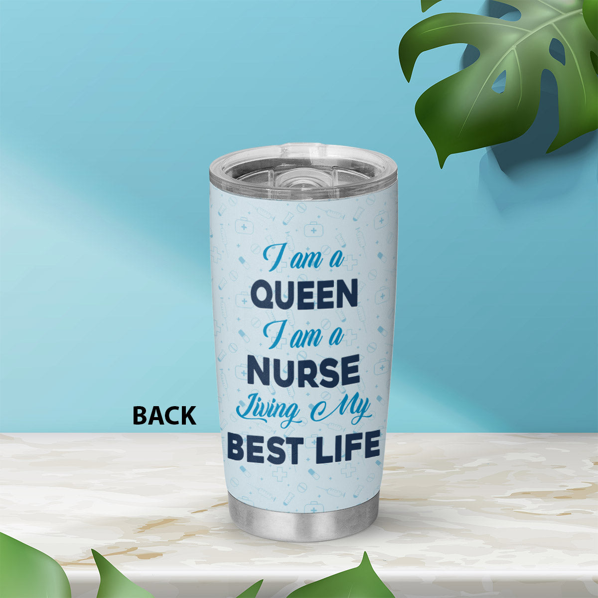 I Am A Queen - Personalized Custom Tumbler