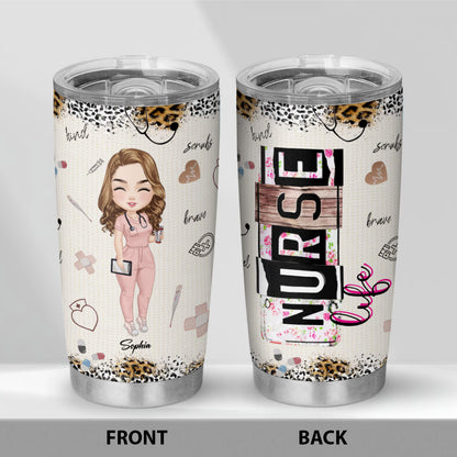 Basic Nurse Life - Personalized Custom Tumbler