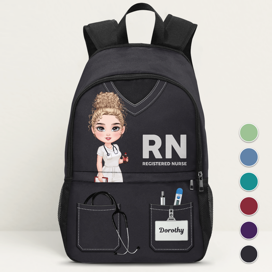 Nurse Scrubs - Personalized Backpack